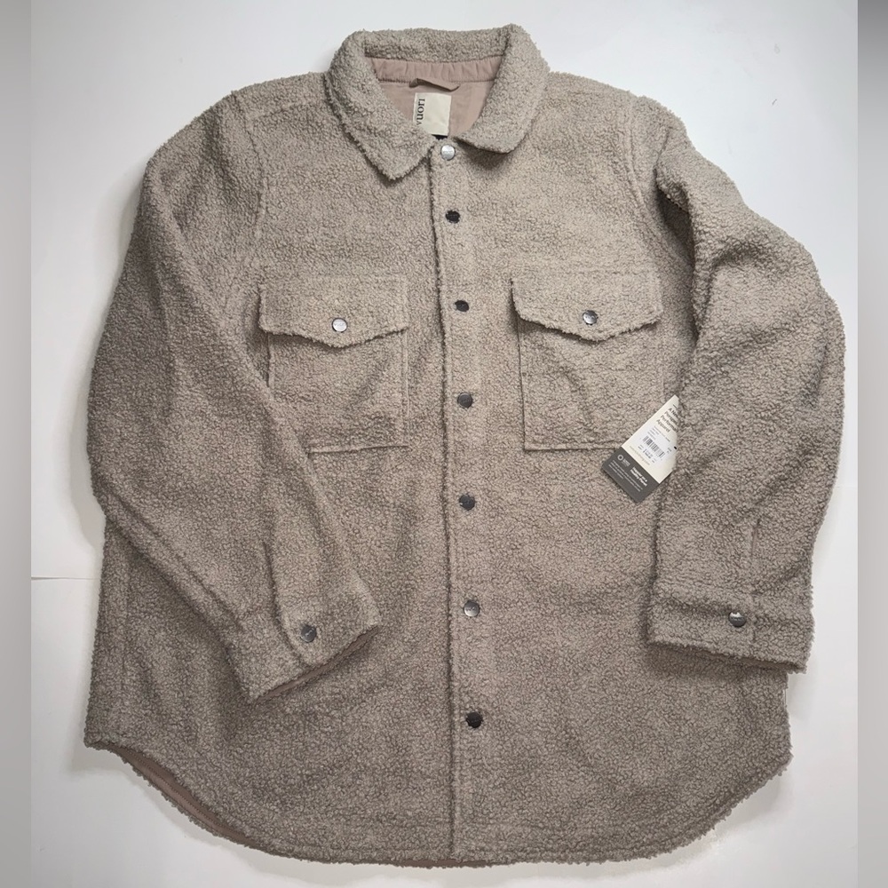 Vuori Sycamore Shirt Jacket, size XL, BNWT, color: dark salt